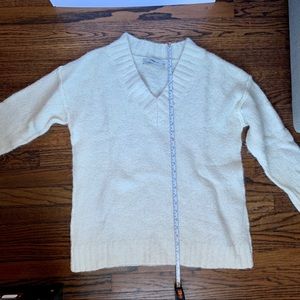 Zara Oversized chunky ivory/cream sweater